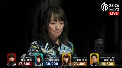 うれしさがこぼれちゃった？人気抜群の女流雀士、初トップ直後のはにかみ笑顔が大注目に「りおみず同盟ｗ」／麻雀・Mリーグ