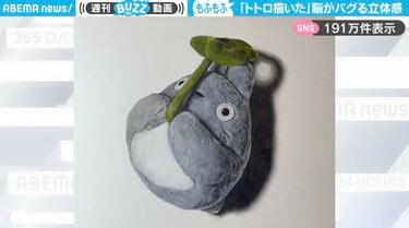 脳がバグる」“ぬいぐるみにしか見えないトトロ