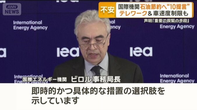 国際エネルギー機関　ビロル事務局長