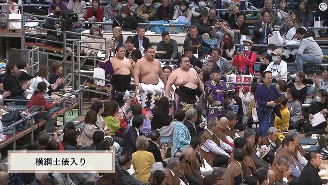 「うわ本物」「綺麗だからすぐわかる」大相撲、升席の女性にファン熱視線 ネットで話題に 3枚目