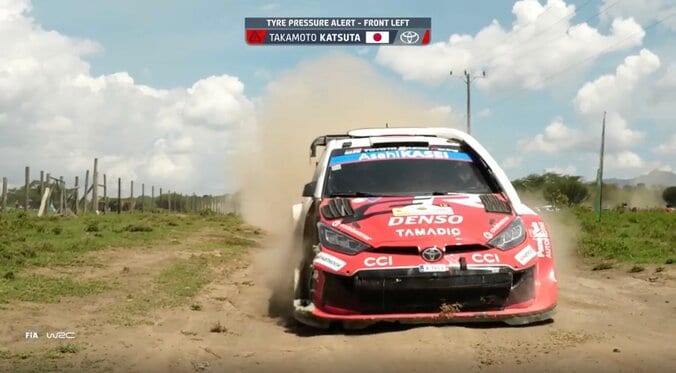 いざ34年ぶりWRC日本人優勝へ！ 勝田貴元、“両輪パンク”から大逆転で総合首位浮上…快挙まで残り4本、正念場 2枚目