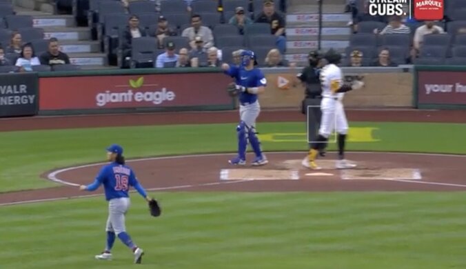 【写真・画像】一体、何が起きた…！？ 今永昇太に“打者が混乱”「エグいな」「これは哲学者」 嫌なコースを突きまくる→錯覚させて“空振り三振”「今永先生天才だろ」　1枚目