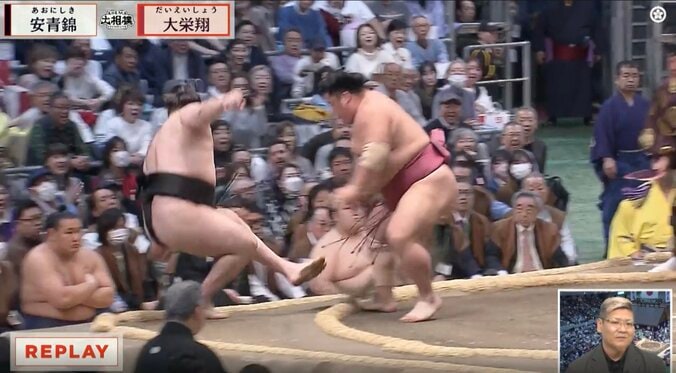 安青錦が「はじきとんだ」 大関に異変…“らしからぬ光景“に「もはや別人」「どうした」心配の声相次ぐ 3枚目