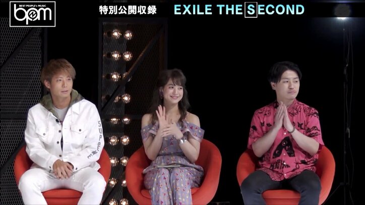 EXILE THE SECOND、新曲サマーチューンと愛情診断心理テストで盛り上げた公開収録