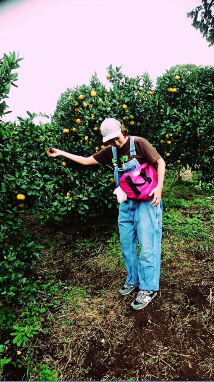 北陽・虻川、みかん狩りに行きパワーチャージ「疲れがとれないお年頃だけど」