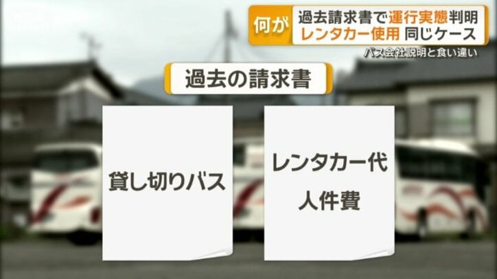 2つの項目があった過去の請求書