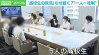 【映像】高校生の“一人一社制”なぜ変わらない？ 専門家「社会の偉い人たちが高校卒で就職しないから」