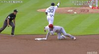 【映像】非常に際どい牽制プレー