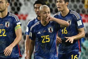 【W杯】前田大然の先制ゴールにスタジアム沸く！　得点後にVARチェックも“2度の歓喜”