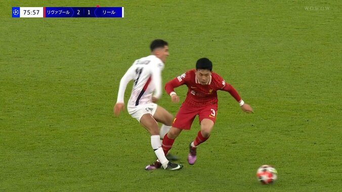 【映像】遠藤航、体を張った鬼ディフェンス