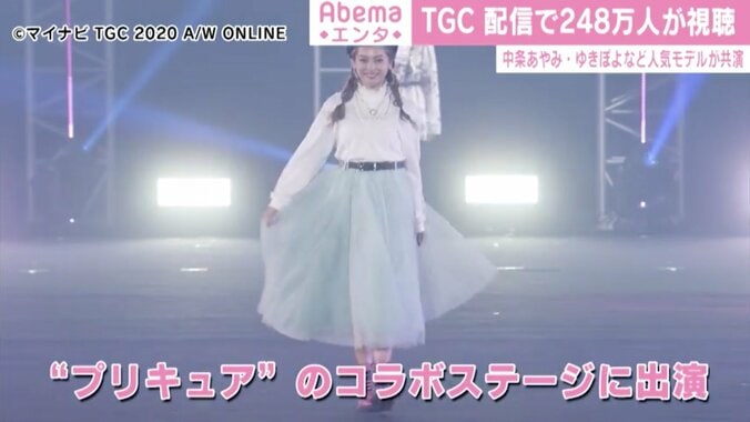 『東京ガールズコレクション』視聴者248万人を記録 中条あやみ、ゆきぽよ、フワちゃんらがランウェイ登場 3枚目