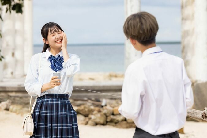 高1女子、好きな男子に糸電話で告白！ノンスタ井上絶賛「可愛いこと考える」『今日好き』セブ島編第5話 4枚目