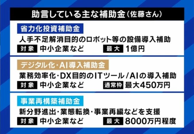 主な補助金
