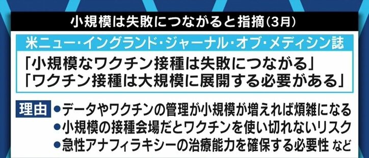 日本では自衛隊法を準用し、ようやく2カ所でスタート…欧米では積極的に展開されている「大規模接種」のメリット