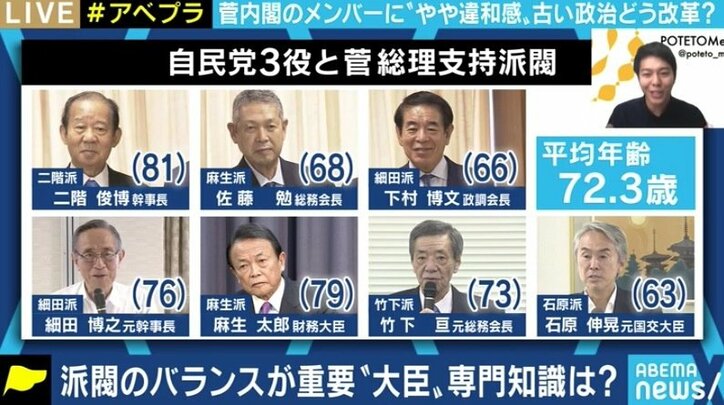 「若者・女性が少なすぎる」菅内閣の顔ぶれに批判の声…政治家は思った以上に若い?