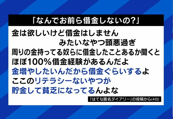 「なんでお前ら借金しないの?」