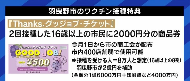 「交通費の負担を軽減し、疲弊した地域経済を活性化したい」2回接種を終えた人に2000円分の商品券 大阪・羽曳野市長に狙いを聞く