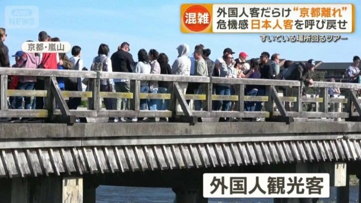 ほとんどが外国人観光客