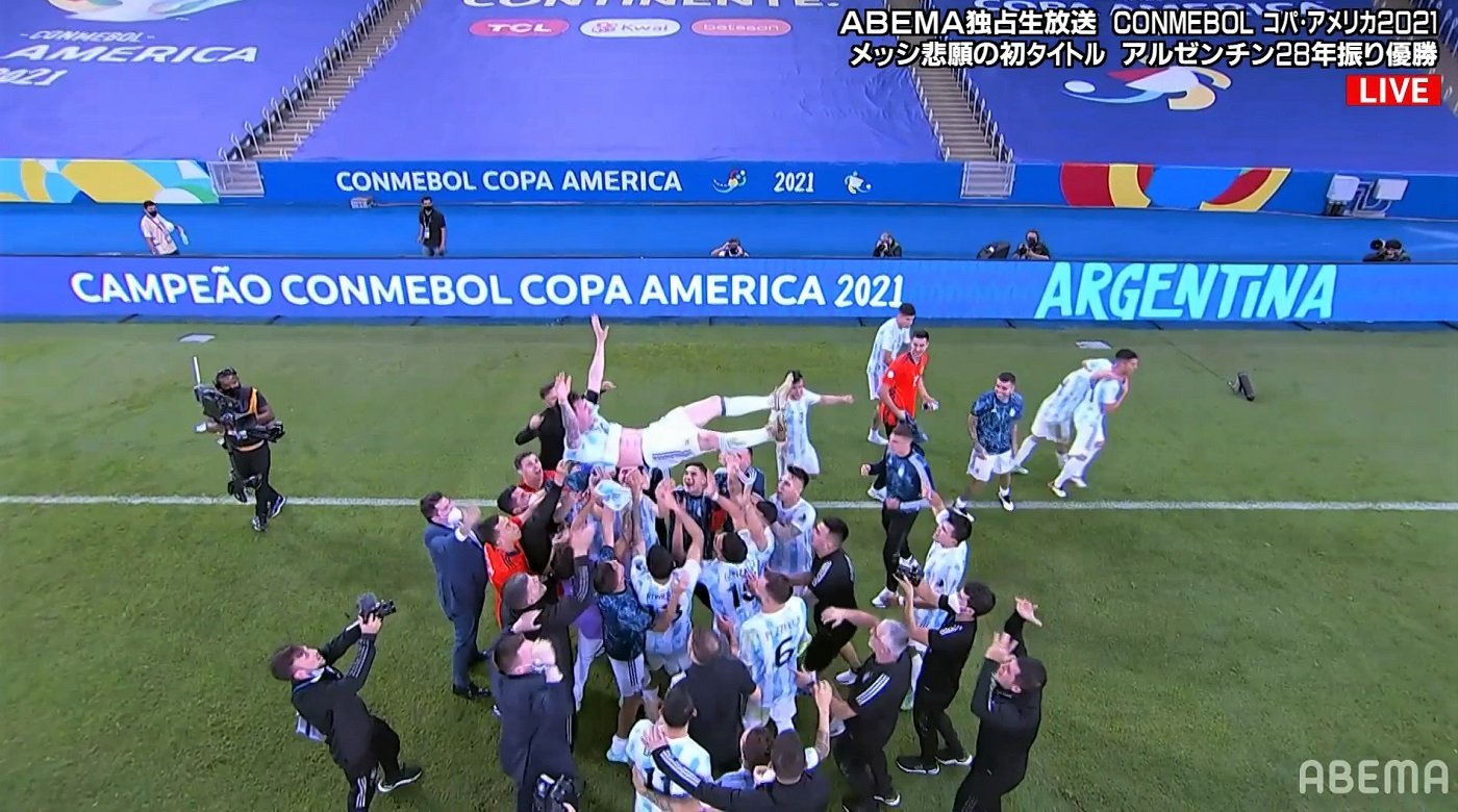 ブラジルの空にメッシが舞った アルゼンチン ブラジルを下して南米王者に輝く ネイマールは涙 サッカー Abema Times