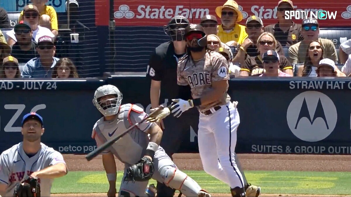 パドレスの若きスター タティスJr.が驚きの173キロ超弾丸フェン直