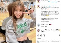 宇野美沙子の“腹チラ”ショットに反響続々 「ウエスト神すぎ、、」「可愛いしスタイルも抜群」