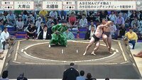 【映像】館内がどよめいた衝撃の力士同時落下
