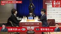 【中継】朝日杯 準決勝 佐藤天彦九段－菅井竜也八段