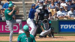 「今日も麗しい」大谷翔平、朝から幸せにする「ニコ谷」炸裂！特大ライト直後にベンチで談笑する姿にファンが歓喜