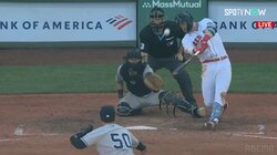 ストーリーのこんな打球が見たかった 右肘手術から復帰も打率1割台と低迷の強打者が会心の一撃でニッコリ笑顔