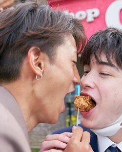 『恋ステ』さむ＆えりや、1つの唐揚げを奪い合っていちゃいちゃ「まさかのまさかの『さむえり』カップル誕生？笑」と喜びの声