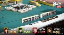 トップクラスの技の共演 美麗手順のリーチ対決に解説絶賛、ファンは興奮「決めてくれーー！！」「見事な追っかけリーチ」／麻雀・Mリーグ