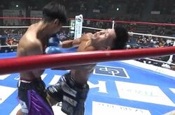 「何だそのパンチ」「すげー軌道」首が“ぐにゃり”衝撃KO 一撃カウンターに魔裟斗「ドンピシャで入った」