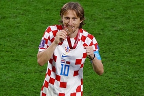 【W杯】「これほど可愛いものはない」　クロアチア主将モドリッチ、愛する我が子との3位祝福の瞬間に脚光