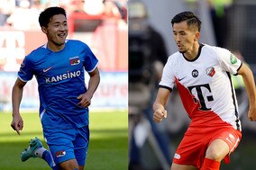 オランダの地で“元グランパスダービー”！　AZのDF菅原由勢「直輝くんと日本人対決 楽しかった」