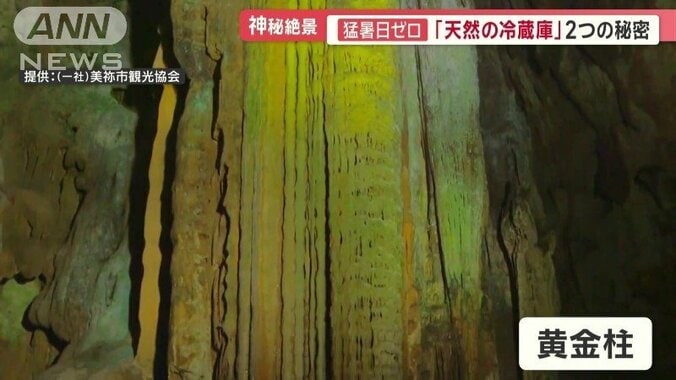 高さ15メートルの「黄金柱」