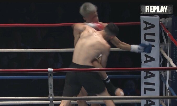 テンカオに戦慄カウンターで「一撃KO」