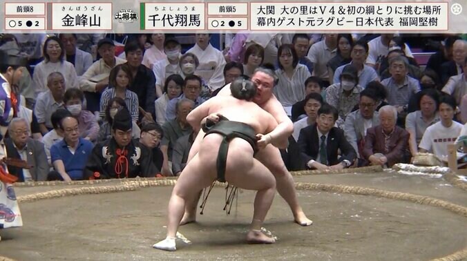 まわしが緩んだ瞬間