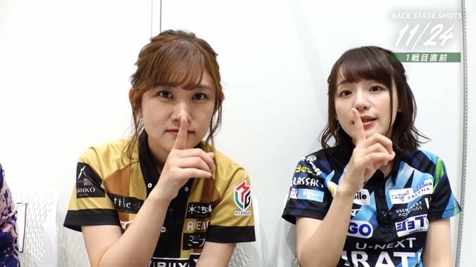 試合前はお静かに…日向藍子＆瑞原明奈、人気ママ雀士コンビが優しくカメラ目線で「しーっ」／麻雀・Mリーグ 1枚目