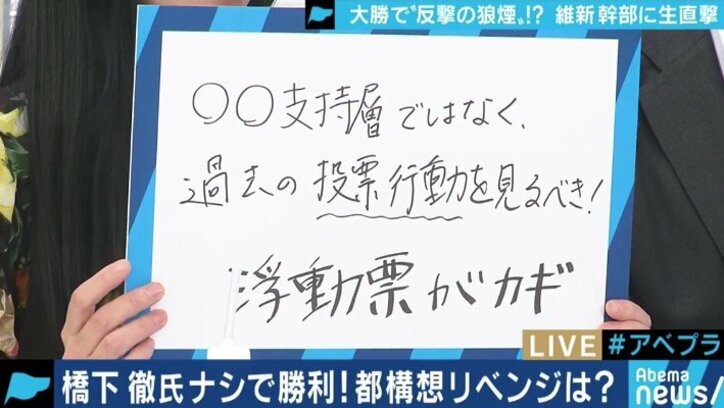 「選挙に科学を」維新圧勝のメカニズムを三浦瑠麗氏と足立康史氏が分析　カンニング竹山「自分たちの地域のことは自分たちで決める時代に」