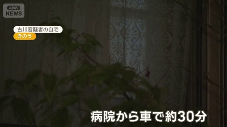 容疑者の自宅