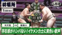 【映像】存在感が半端ない19歳イケメン力士に黄色い歓声