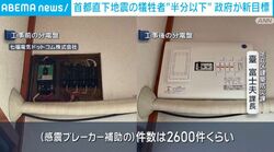 首都直下地震の犠牲者“半分以下” 政府が新目標