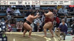 「え、やばっ！」女性ファン驚き “令和の怪物”・落合、幕内優勝経験者を圧倒「格が違う」称賛の声も