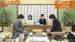 前叡王・豊島将之九段 対 絶好調・服部慎一郎四段 ベスト4かけ対局開始／将棋・叡王戦本戦T