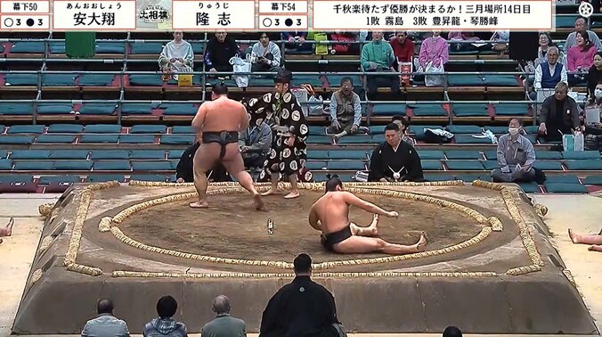 相手力士のまわしに“触れず”に白星「一体、どうやって？」 0.1％の珍手炸裂に館内騒然  4枚目