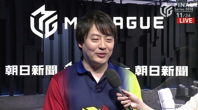 緩急自在で6連続連対！　鈴木たろうがファイナル4勝目「うまく行きすぎて怖い」／麻雀・Mリーグ2018 朝日新聞ファイナルシリーズ 3枚目