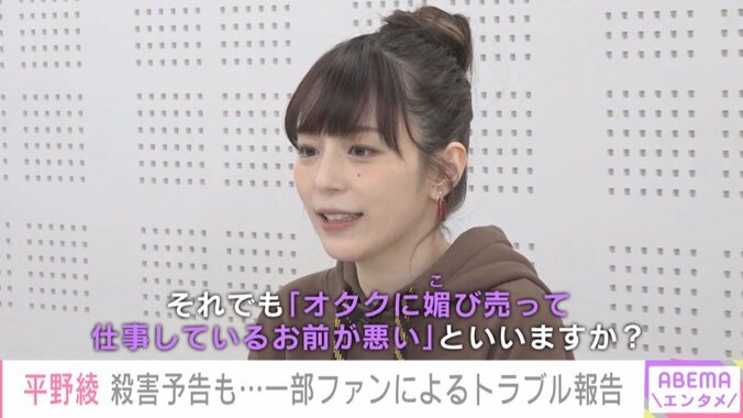 平野綾、“殺害予告”を受けて警察に相談したことを告白「命の危険まで感じてお仕事する状況は健全とは思えない」 1枚目