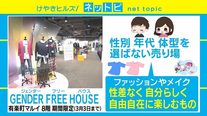 自分らしく、自由自在に　有楽町マルイに“性差を選ばない”店舗がオープン 1枚目