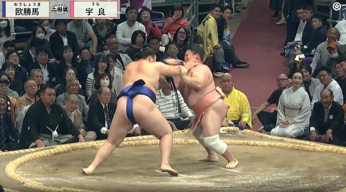 さがりが宇良の手に