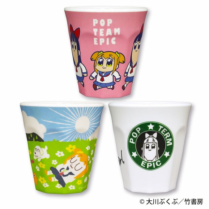 アニメ「ポプテピピック」ポプ子＆ピピ美がクッションや靴下に　カオスな作風がグッズでも 6枚目